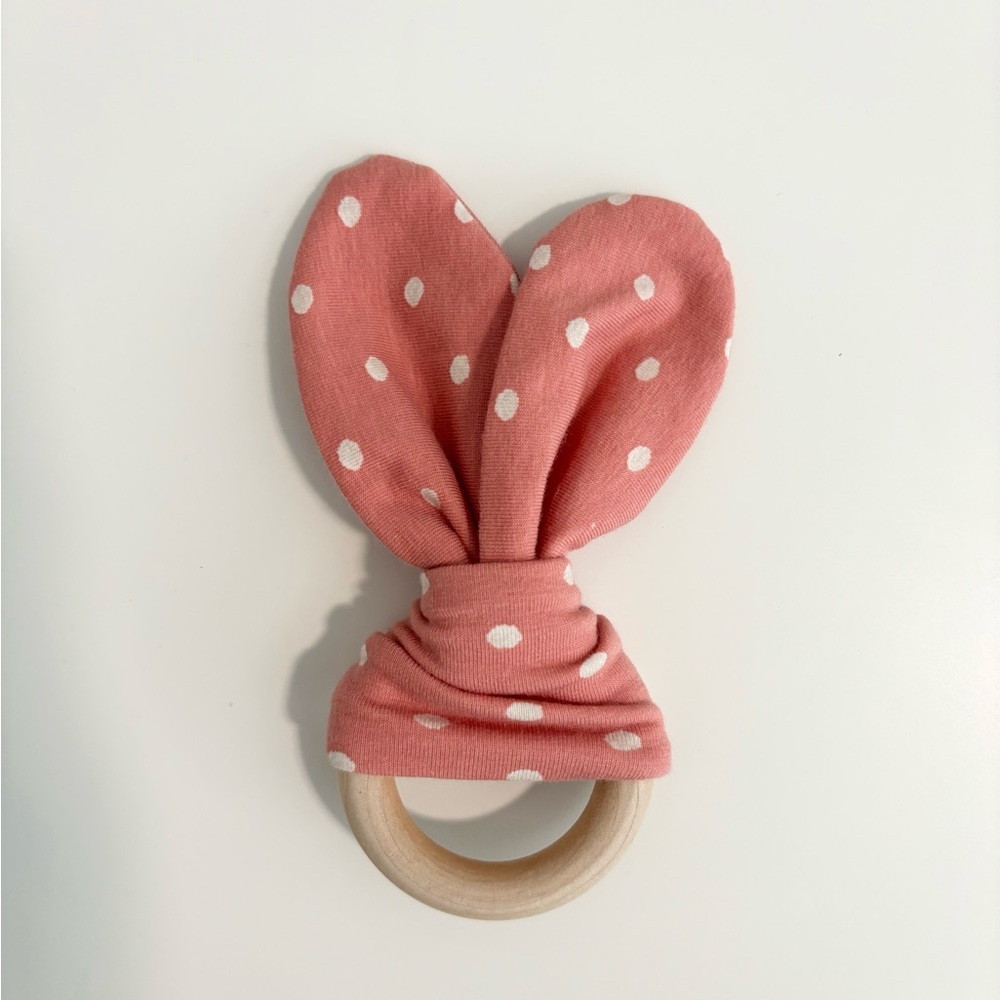 HANDMADE Bunny Ear Teether Size 0M-12M